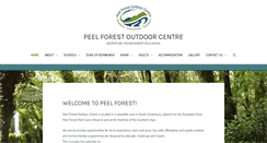 Desktop Screenshot of peelforestoutdoors.org.nz