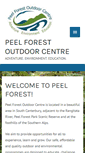 Mobile Screenshot of peelforestoutdoors.org.nz